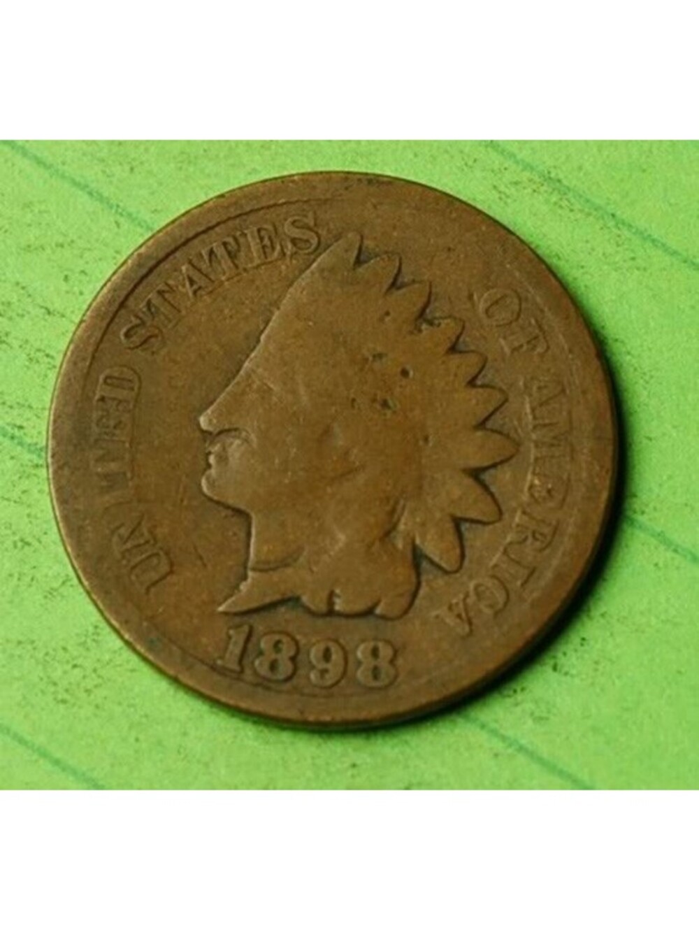 X242 1898 Indian Head Cent Penny 1c - Check Out Our eBay Store - old coin money